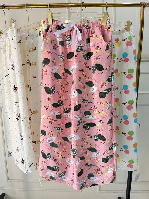 Cute Print Summer Pants with Pockets